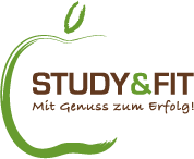 Piktogramm STUDY&FIT Zertifizierung - Die Verpflegung in unserer Mensa Ludwigsburg hat eine STUDY & FIT Zertifizierung. Basis der Zertifizierung ist der 'DGE-0ualitätsstandard für die Betriebsverpflegung': Die Einhaltung der Kriterien wurde von der Deutschen Gesellschaft für Ernährung e. V. (DGE) überprüft.